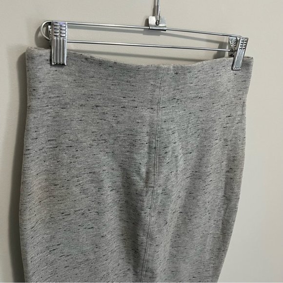 Aritzia Wilfred Lis Skirt High Rise Pull On Pencil Skirt Heathered Gray - Picture 7 of 12